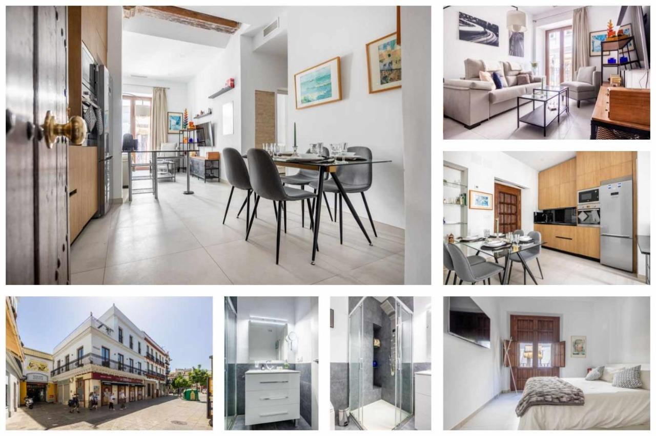 Comfy Away - Apartamento Exclusivo Mercado De Triana Con Balcon Sevilla Bagian luar foto