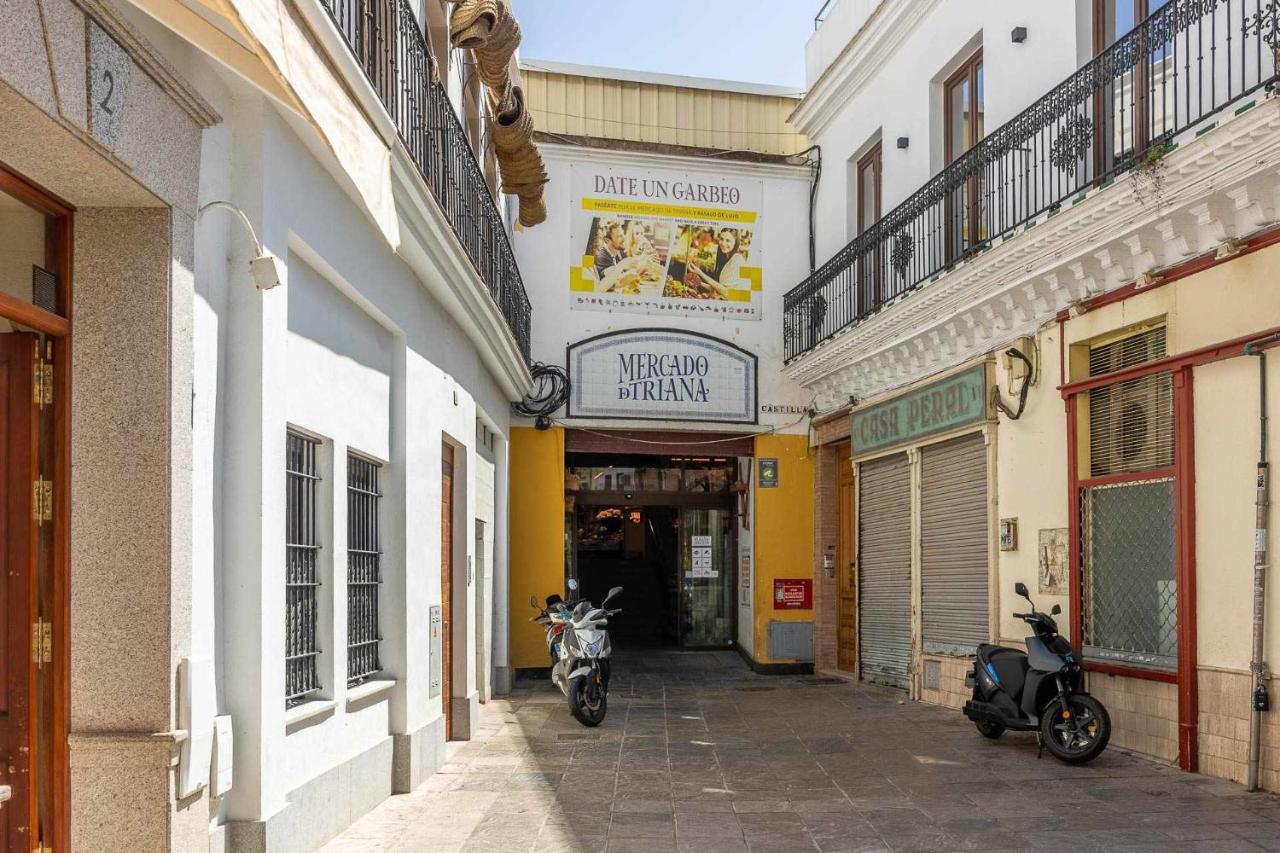 Comfy Away - Apartamento Exclusivo Mercado De Triana Con Balcon Sevilla Bagian luar foto